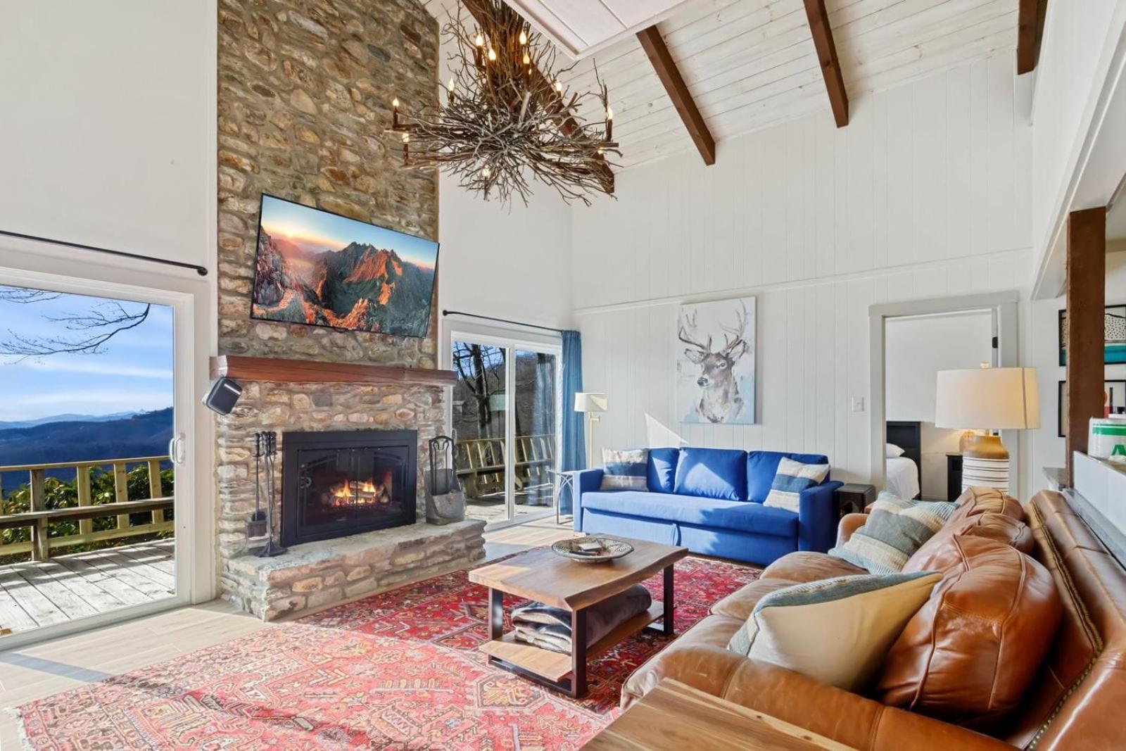 Blue View Chalet Blowing Rock Exteriör bild